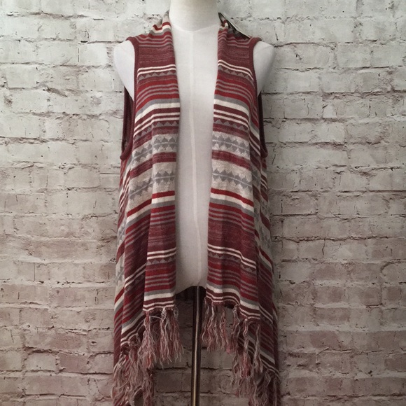 energe world Sweaters - Energe World Wear Open Boho Shawl Fringe Cardigan